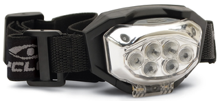 Cyclops Trio 300 Headlamp with 300 Lumens features a polymer housing